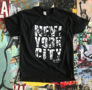 NYC Text Black S/S Tee