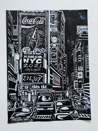 B/W Times Square - NYC (xl)*