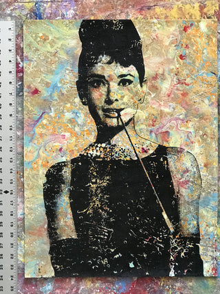Audrey Hepburn on Paper - Large
