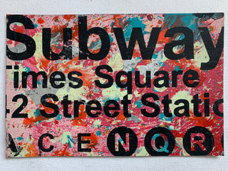 Times Square Subway Sign- NYC
