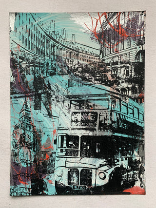 Regent Street / Double Decker Bus / Big Ben (medium) - London