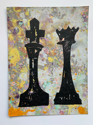 King & Queen Chess Pieces (medium)